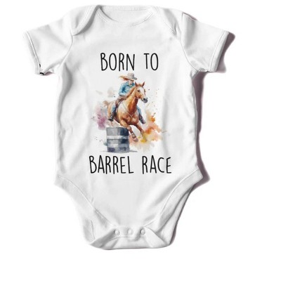 Barrel Racer - Baby Boy Girl Clothes Infant Onesie® Funny Cute Newborn GS1