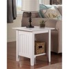 AFI Furnishings Nantucket End Table Set of 2 WH - 3 of 4