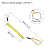 Unique Bargains Retractable Coiled Safety Cords Carabiners Fishing Tool Lanyards 2 Pcs - 2 of 4