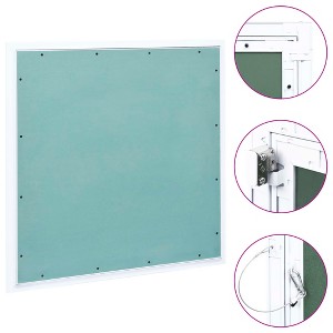 vidaXL Access Panel with Aluminum Frame and Plasterboard 23.6"x23.6" - 1 of 4