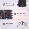 6Ft Christmas Tree, Artificial Pencil Christmas Tree, Metal Stand, Slim Skinny Xmas Holiday Decoration, for Home, Office, Black - 4 of 4