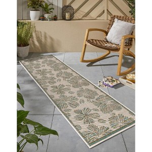 Unique Loom  Baja Outdoor Todos Area Rug - 1 of 4