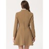 INSPIRE CHIC Women's Single Breasted Long Sleeve Mid-Long Winter Coat - 4 of 4