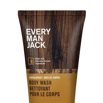Every Man Jack Sandalwood Hydrating Men’s Body Wash - 2 fl oz