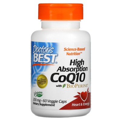 Photo 1 of Doctor's Best High Absorption CoQ10 with BioPerine, 200 mg, 60 Veggie Caps
EXP - 0CT2024 