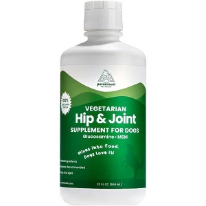 Plant-Based Liquid Glucosamine for Dogs, 1600mg Joint Support W/ Chondroitin, MSM & Omega 3-6-9, Shellfish-Free Arthritis Supplement  32 oz - 1 of 4
