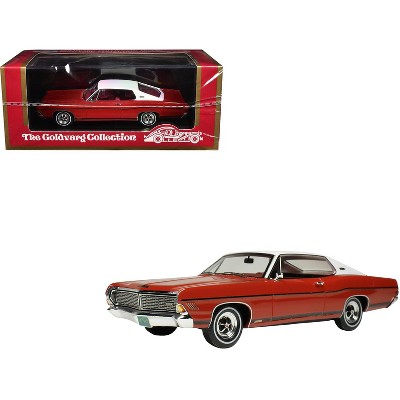 1968 Ford Galaxie 500 XL Candy Apple Red with White and Red Interior Limited Ed to 200 pcs 1/43 Model Car by Goldvarg Collection