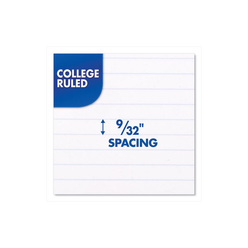Mead Spiral Notebook, 1-Subject, Medium/College Rule, Assorted Cover Colors, (70) 10.5 x 8 Sheets, 6/Pack, 3 of 7