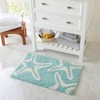 Cotton Tufted Coastal Printed Bath Rug - 4 of 4