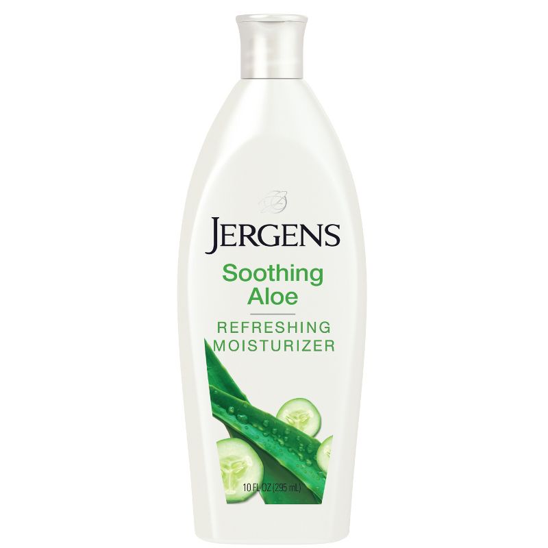 Jergens Soothing Aloe Hand and Body Lotion, Dermatologist Tested, 1 of 11
