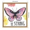 Amanti Art Beautiful Butterfly I by Sara Zieve Miller Canvas Wall Art Print Framed 16-in. x 16-in. - 4 of 4