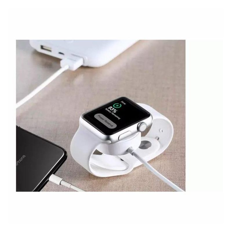 Link Magnetic Charger 2 in 1 USB Cable For Apple Watch iWatch & iPhone/iPad - Great For Home, Work & Travelling, 4 of 6