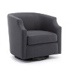 Comfort Pointe Infinity Swivel Glider Barrel Accent Chair - 2 of 4