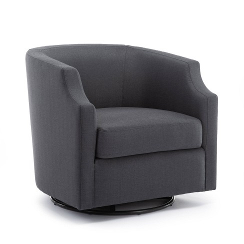 Comfort Pointe Infinity Swivel Glider Barrel Accent Chair - image 1 of 4