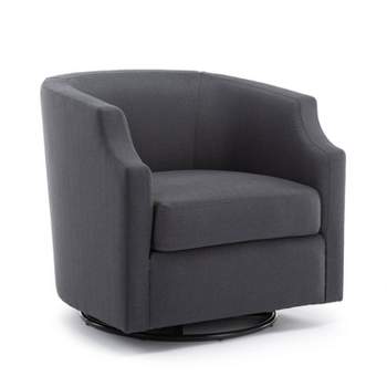 Comfort Pointe Infinity Swivel Glider Barrel Accent Chair