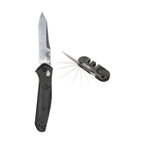 Benchmade 940-2 Osborne Knife With Plain Reverse Tanto Blade With Sharpener  : Target