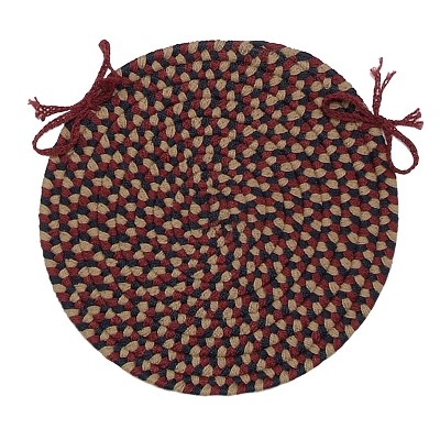 Colonial Mills Brook Farm - Burgundy Chair Pad (single)