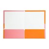 Best Year Ever 2 Pocket Paper Folder Bubblegum/Tangerine - 3 of 4