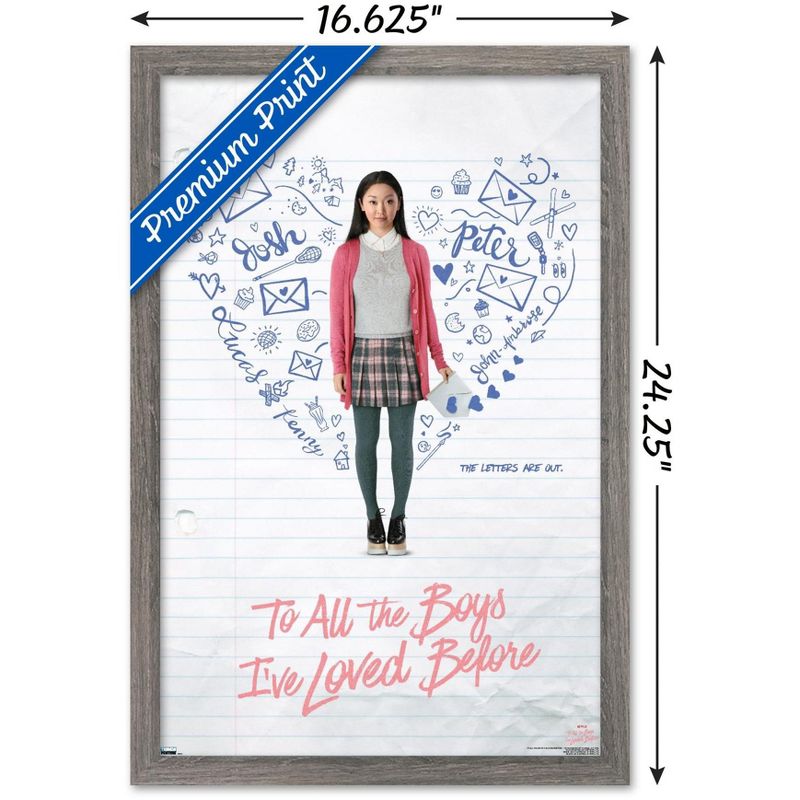 Trends International Netflix To All the Boys I've Loved Before - Key Art Framed Wall Poster Prints, 3 of 7