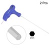 Unique Bargains CR-V Steel T-Handle Metric Dual End Hex Wrenches 2 Pcs - 3 of 4