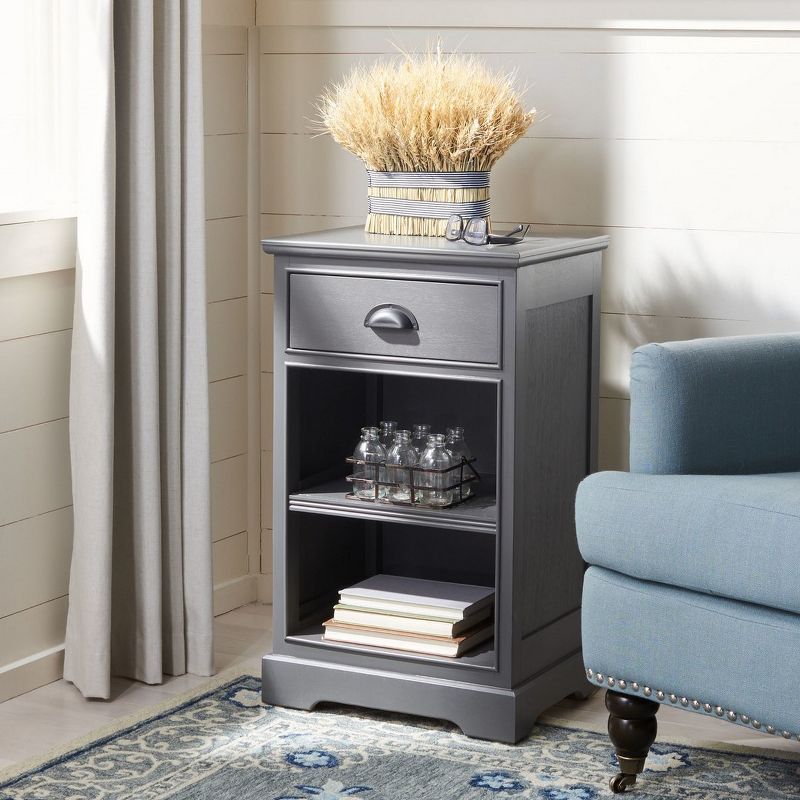 Griffin One Drawer Side Table - Safavieh, 2 of 9
