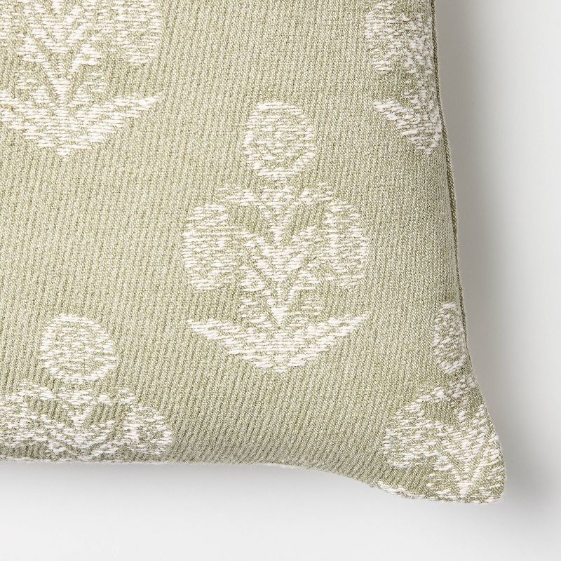 Woven Block Print Square Throw Pillow - Threshold™ designed with Studio McGee, 4 of 12