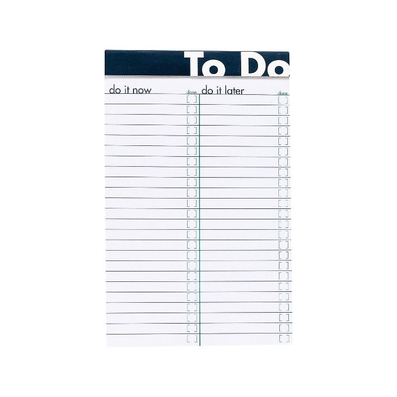 Ampad To Do Notepad 5" x 8" Wide Ruled Assorted Colors 368796, 4 of 5
