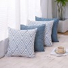 Attop Decorative Throw Pillow Covers Set of 4 Square Couch Pillows Linen Cushion Cover for Couch Sofa Living Room - 3 of 4