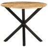 vidaXL Side Table 26.8"x26.8"x22" Solid Mango Wood - 2 of 4
