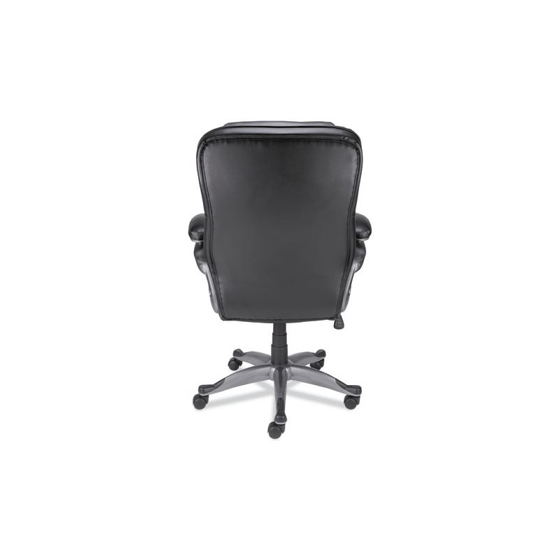 Alera Alera Birns Series High-Back Task Chair, Supports Up to 250 lb, 18.11" to 22.05" Seat Height, Black Seat/Back, Chrome Base, 5 of 7