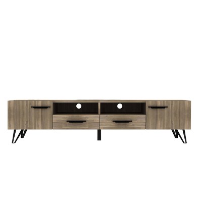 target mid century media console