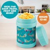 Bentology Narwhal Lunch Jar- 13oz Stainless Steel Insulated - Leak Proof, Keeps Food, Soups & Liquids Hot or Cold For Hours- BPA Free - Back to School - 4 of 4