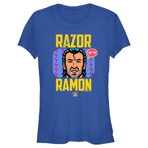 Juniors Womens WWE Razor Ramon Comic T-Shirt - 1 of 4