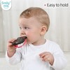 Smily Mia Wearable Bably Single Flip Flop Teether Toy for Infants 3 Months Plus, Adorable Baby Toy for Soothing Teething Pain - Black - 4 of 4