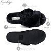Jessica Simpson Womens Cross Band Plush Slide Slipper Slide - 2 of 4