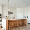 CityFurn 1-Light Modern Crystal Glass Bell Pendant Light for Kitchen Island - 2 of 4