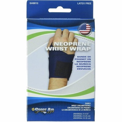 Sport Aid Neoprene Wrist Wrap Universal Blues