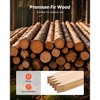 VEVOR Wooden Garden Stakes, 25 Pcs 36 x 0.5 x1.5 in Survey Grading Stakes, Garden Ground Stake with Sharp Point, Fir Wood Plant Support Stake, Beige - 4 of 4
