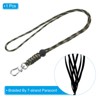 Unique Bargains Braided Wrist Polyester Keychain ID Card Lanyard with Hook - 3 of 4