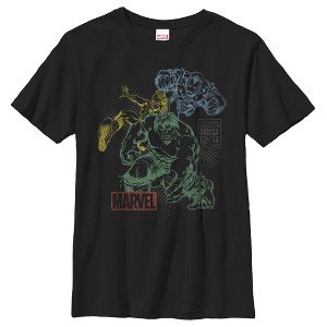 Boy's Marvel Three Heroes T-Shirt - 1 of 4
