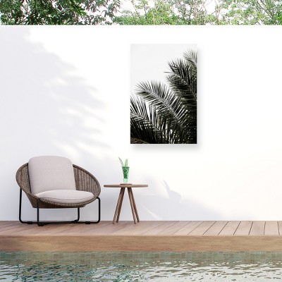 Trademark Fine Art - Mareike Bohmer  Palm Leaves 3 Matted Framed Art