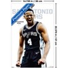 Trends International NBA San Antonio Spurs - De'Aaron Fox Feature Series 25 Unframed Wall Poster Prints - 3 of 4