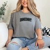 Simply Sage Market Women's Embroidered Homebody Short Sleeve Garment Dyed Tee - 2 of 3