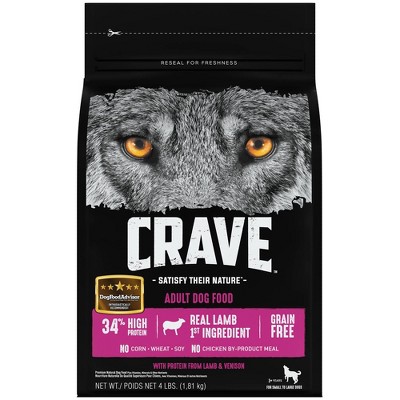 Crave Grain Free High Protein with Protein from Lamb and Venison Adult Premium Dry Dog Food