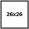 PosterPalooza | 26x26 Thin Barnwood Picture Frame, UV Acrylic, 2 Finishes - Grey and Black - 2 of 4