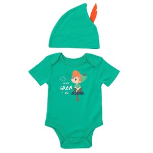 Disney Cosplay Baby Bodysuit and Hat Set Newborn to Infant - 1 of 4