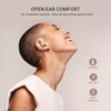 OpenRock S Open-Ear Air Conduction Headphones, Bluetooth 5.3 Earbuds, 60H Playtime, Deep Bass, IPX5 , ENC Mic, Sports for Running Office TV (White) - 2 of 4