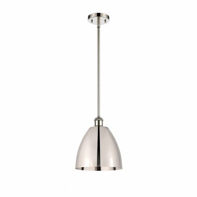 Metal Bristol - 1 Light Pendant In Industrial Style-10.88 Inches Tall and 9 Inches Wide