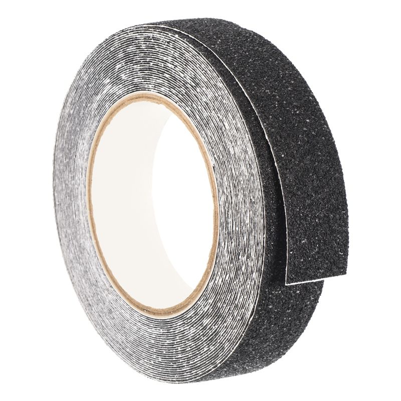 Unique Bargains Anti Slip Grip Non-Slip Traction Tape Frosted for Stair Black 1.2"x32.8ft, 1 of 6