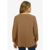 Jessica London Women's Plus Size Stretch Cutout Sleeve Top - 3 of 4